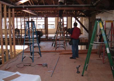 more pics of homework room, viewing area, dance studio, bathrooms